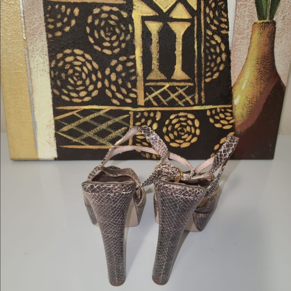 Miu miu snakeskin sandals - Picture 5 of 6